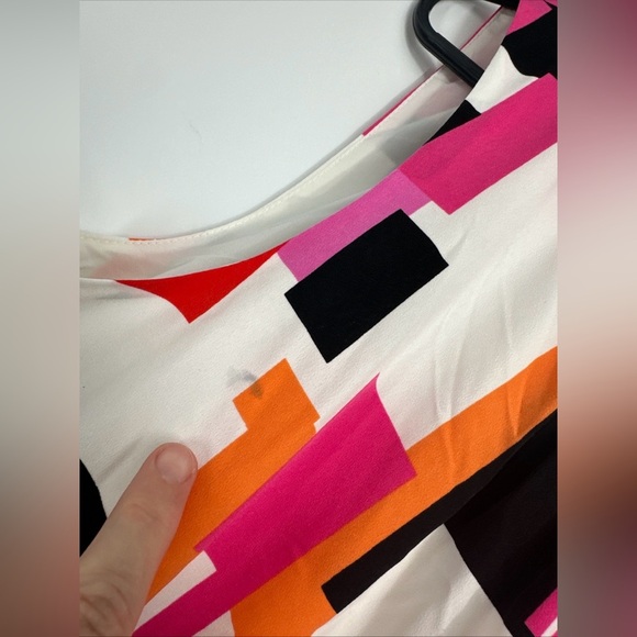 Karl Lagerfeld Women's Logo Print Belted Midi Dress Size 16 - Picture 4 of 8